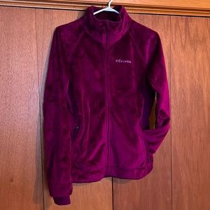 Columbia performance zip-up - raspberry